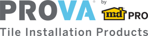 Logo for PROVA Tile Installation Products by M-D PRO