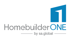 Logo for HomebuilderONE by sa.global