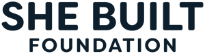 Logo for She Built Foundation