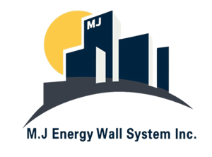 Logo for M.J energy wall system inc.
