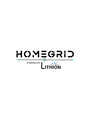 Logo for HomeGrid powered by Lithion Battery