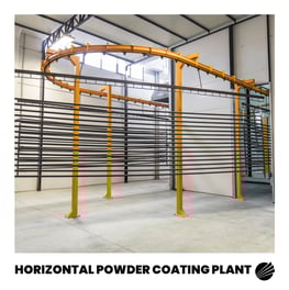Horizontal Electrostatic Powder Coating Plant