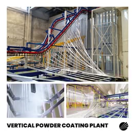 Vertical Electrostatic Powder Coating Plant