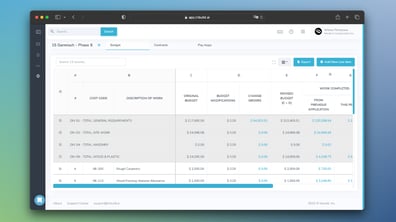 inBuild Project Budgets