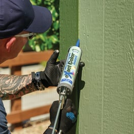 eXact Color - Tintable Caulk. Just add paint. eXact Color tintable caulk is a high-performance caulk that allows you to customize the color to match your specific needs.