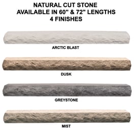 New! Natural Cut Stone Non-Combusible Mantels