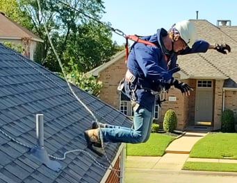 Fall Restraint at Roof Edge