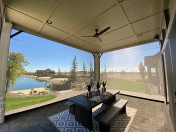 Enclosed Patio with Solar Screens