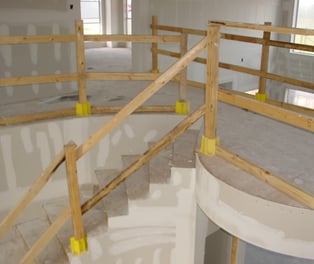 Safety Boot® Guardrail System After Drywall