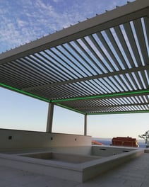 Smartroof Prime (Pergola with rotating aluminium panels)