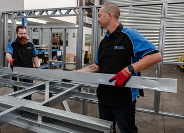 Howick fabrication with light gauge steel