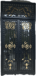 Custom Iron entry doors