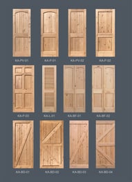 knotty alder doors