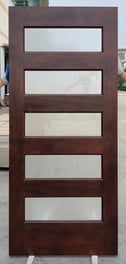 Solid Wood Entrance Door (Mahogany)