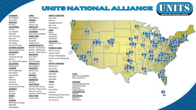 UNITS Locations Map