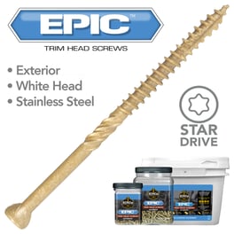 EPIC™ Star Drive Trim Screws