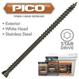 PICO™ Star Drive Finish Screws