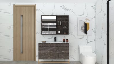Indoor door-wood plastic door
