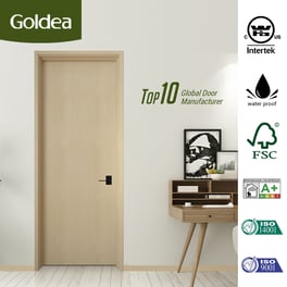Indoor wooden door