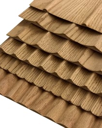 Fluted flexible wall panels