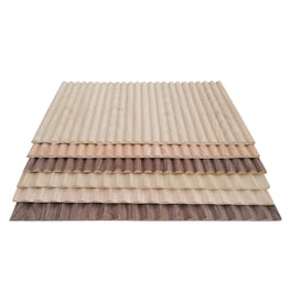 Fluted flexible wall panels