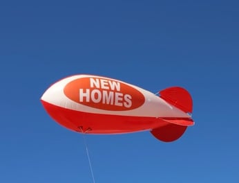 New Homes Blimp