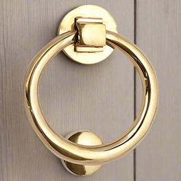 Solid Brass Door Knocker