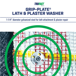 TRUFAST Grip-Plate Lath and Plaster Washer