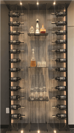 Float Wine Racking with Shelving Unit
