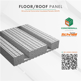 Concrewall Floor/Roof Panel - 3D Video Demo