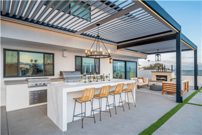 Outdoor Elements Louvered Roof System