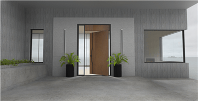 DIVIDE | Fiberglass Pivot Door System
