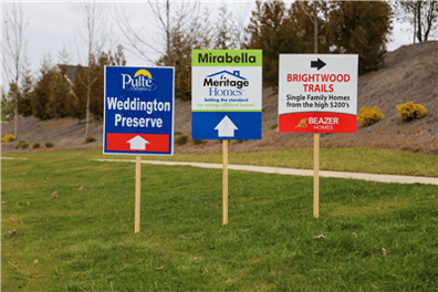 Weekend Directional Signs