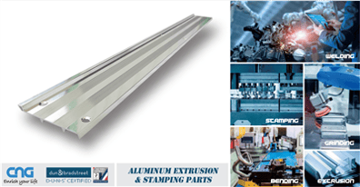 Customized aluminum extrusion parts