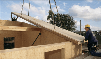 Large Factory Fabricated Roof, Wall & Floor Panels Install In Days Not Weeks