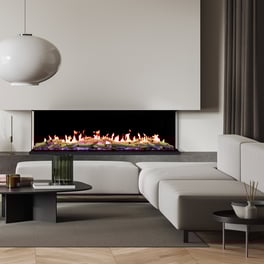 HD FlameTech Multi-sided Electric Fireplace