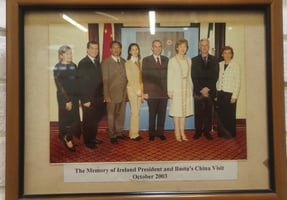 Image for the booth event - The founder meets the President  of ireland