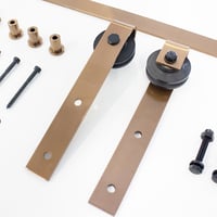Image for Rose Gold Barn Door Hardware