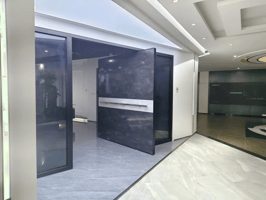 Image for Broken bridge aluminum entrance door
