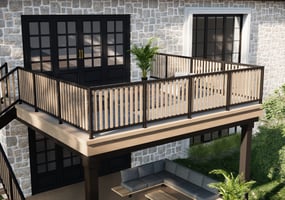 Image for SAGISCREEN - Woodgrain Railing/Privacy Screens