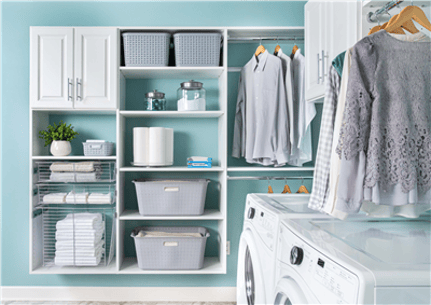 Select White Laundry Room