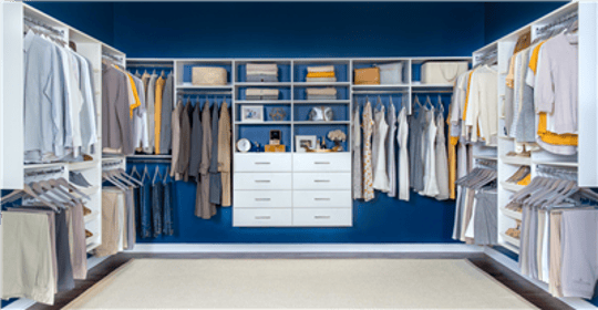 Select White Walk-In Closet