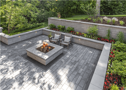 Fire Pit and Patio with U-Cara & Artline