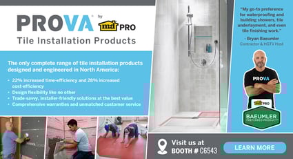 PROVA® Tile Installation Products by M-D PRO