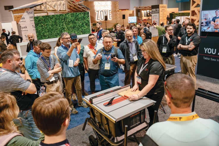 Building professionals discuss products