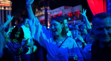 Attendees at an IBS party