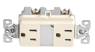 LED Nightlight with Duplex Receptacle