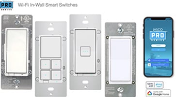JascoPro Series Wi-Fi In-Wall Smart Switches