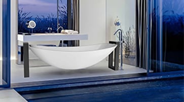 The Acrylic Haven Hammock Bath