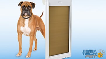 Roll-Up Power Pet Door - Wi-Fi Enabled
